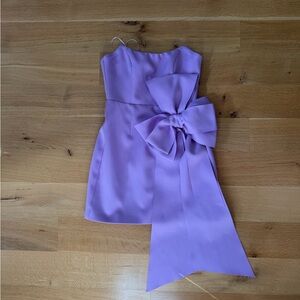 Elliatt Strapless Dress in Lavender